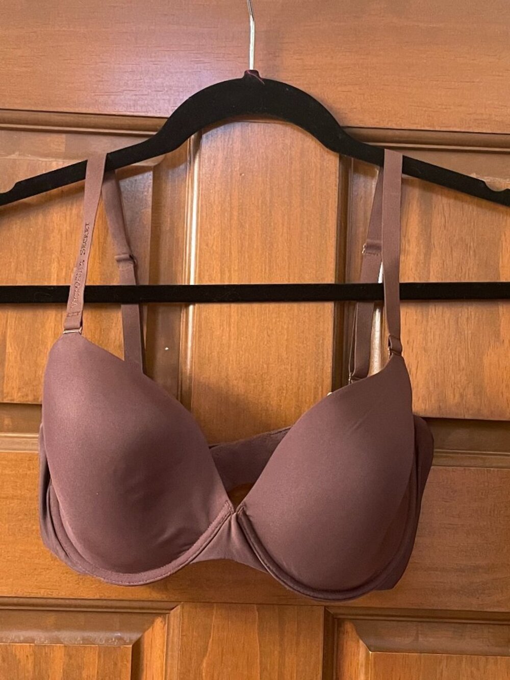 NWT Victoria's Secret 34D Lined Demi Cup "The Nakeds" Bra - Brown